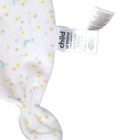 Child Of Mine Carter's Giraffe Stars Moon Rattle Pacifier Loop Lovey Blanket - Picture 4 of 5
